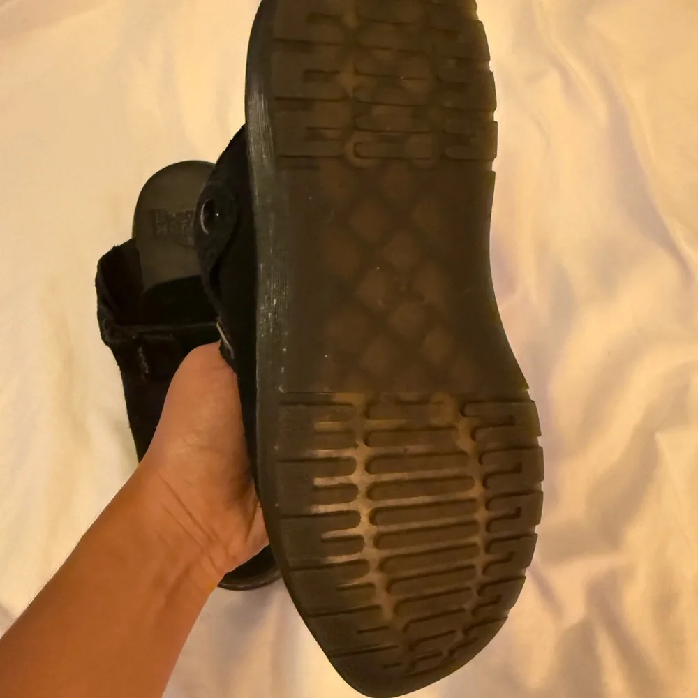 Dr. Martens Black Suede Mules - Picture 7 of 7